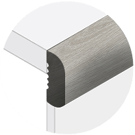 Powerhold LVT Natchez Adjustable Stair Nose 059 - Oyster