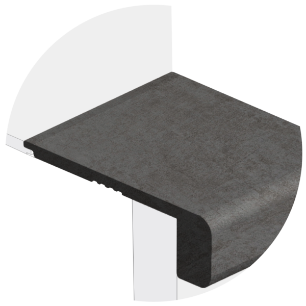 Powerhold LVT Verity 2.5mm Stair Nose 340 - Tapir