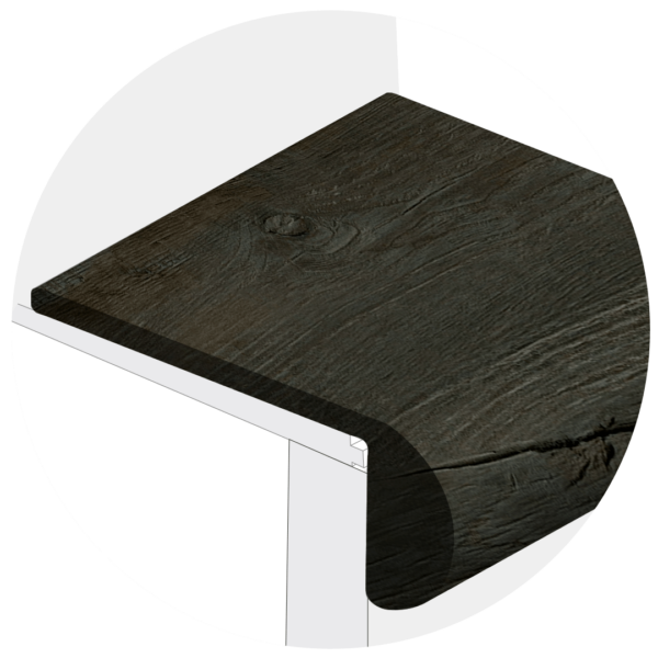 Powerhold LVT Natchez Stair Nose 298 - Stonehenge