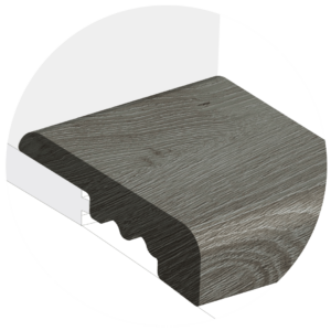 Powerhold LVT Natchez Square Nose 300 - Ash