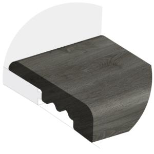 Powerhold LVT Natchez Square Nose 300 - Fossil Gray