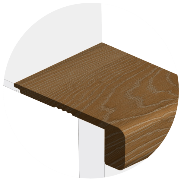 Powerhold LVT Natchez Stair Nose 340 - Acadia