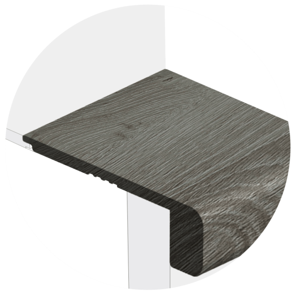 Powerhold LVT Natchez Stair Nose 340 - Ash