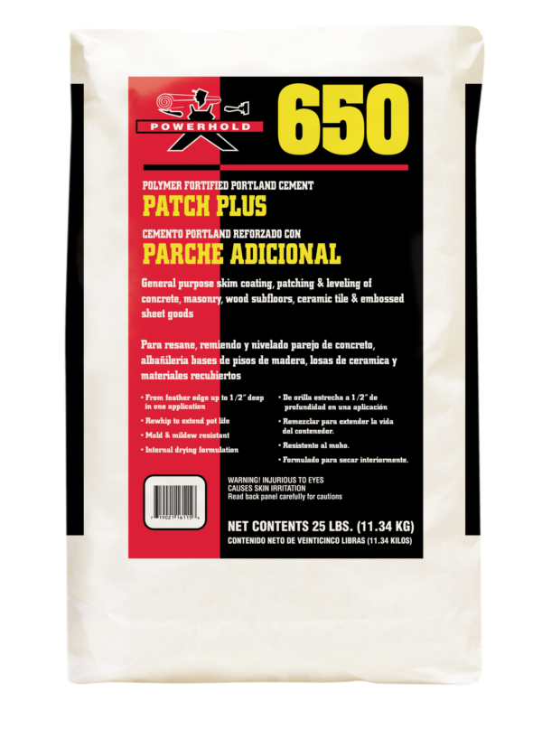 Surface Preparation 650 Polymer Fortified Portland Cement Patch Plus