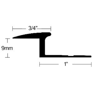 LVT 190 - CARPET TO 9MM Diagram