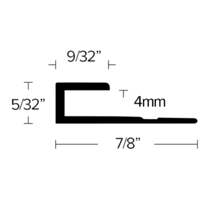 LVT 904 - 4MM SQUARE CAP Diagram