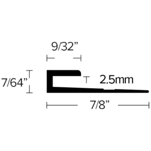 LVT 925 - 2.5MM SQUARE CAP Diagram