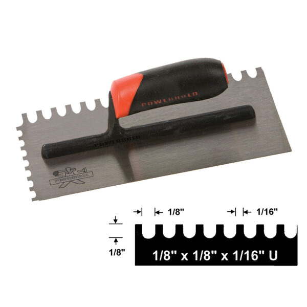 1/8" X 1/8" X 1/16" U Notch