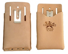 Leather Goods 1-Pocket Box Puch With Belt Clip