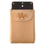 Leather Goods Fiber Lined Box Pouch & Tape Clip