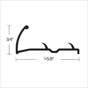 CM 107A - 3/4” PREMIUM PIN CLAMPDOWN FLEX